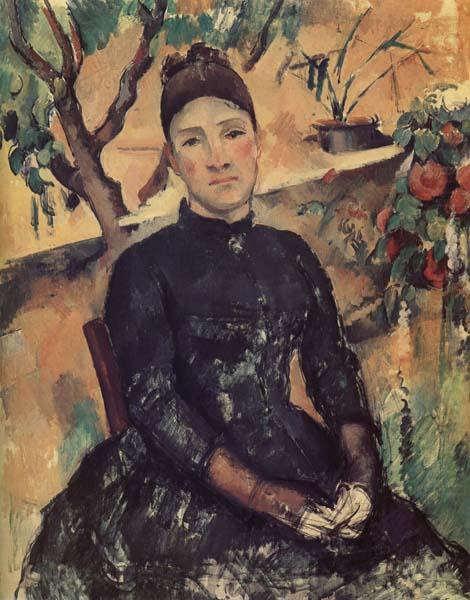 Paul Cezanne Madame Cezanne in the Conservatory china oil painting image